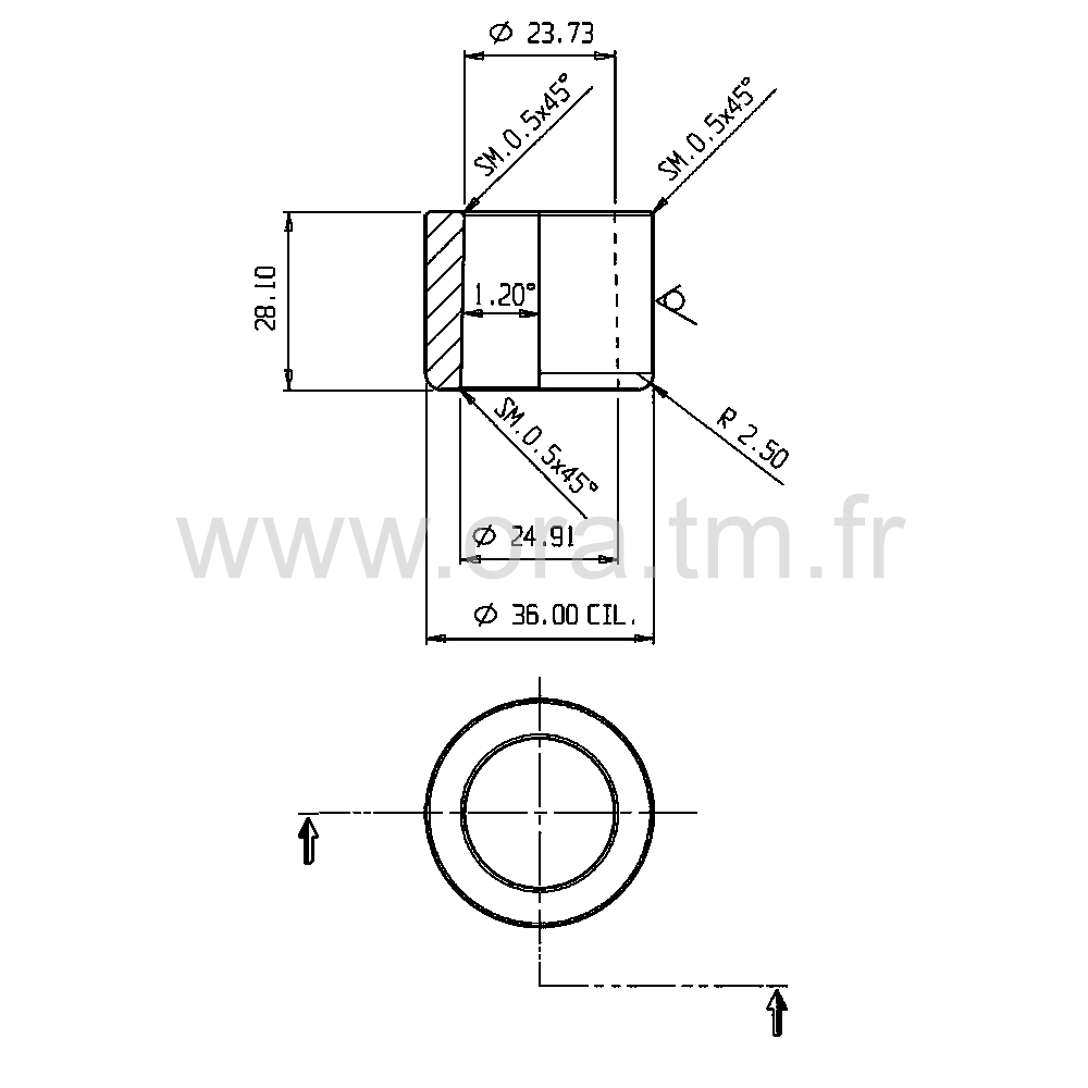 PHR - COLONNE GAZ ET CACHE - POMPE HYDRAULIQUE